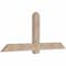 Ekena Millwork Eugene Smooth Timber Gable Bracket, Douglas Fir, 72"W x 30"H x 3 1/2"D x 5 1/2"F, 10/12 Pitch GBW072X30X0406EUG00SDF - alternate 4